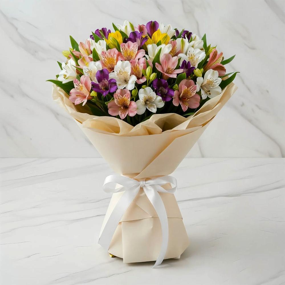 Букет цветов из: Альстромерии в Винсадах