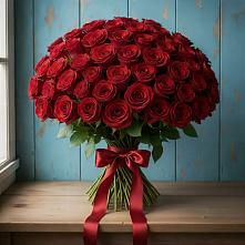 Букет Красные розы Блэк Меджик в Винсадах