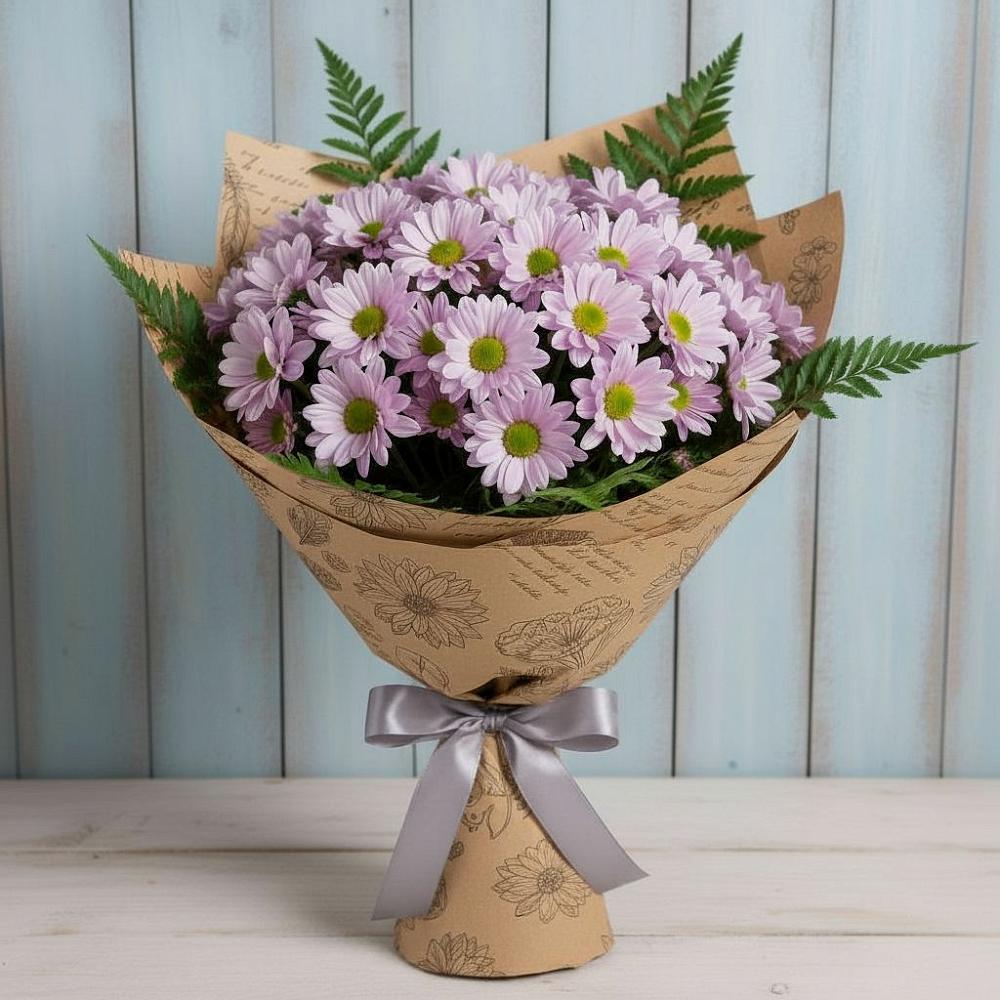 Букет цветов из: Хризантемы в Винсадах