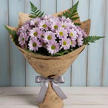 Букет цветов из:  Хризантемы #REPLACE_PRED# Винсадах