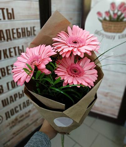 Букет цветов из: Герберы в Винсадах