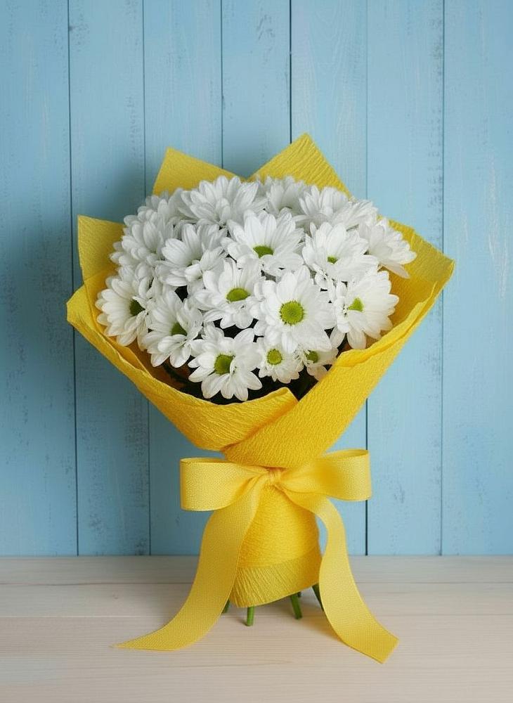 Букет цветов из: Хризантемы в Винсадах