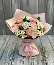 Букет цветов из:  Гвоздики, Розы и Хризантемы в Винсадах