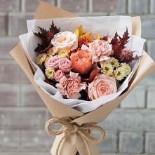 Букет цветов из:  Гвоздики, Хризантемы и Розы в Винсадах