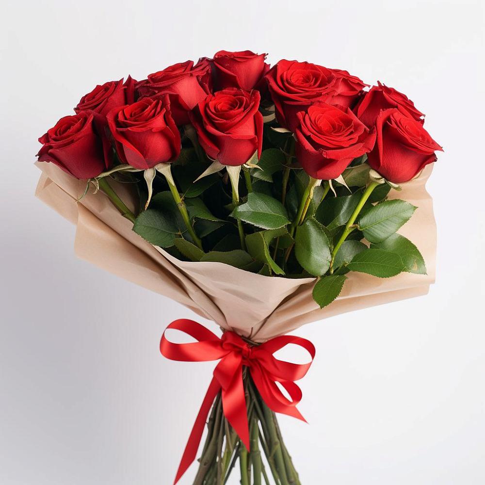 Букет 11 Красных роз Эдлесс Лав в Винсадах